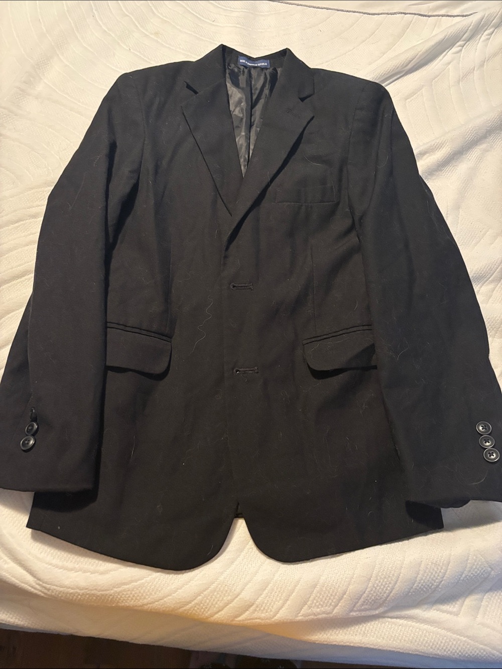 Chaps Black Boys' Two-Button Blazer